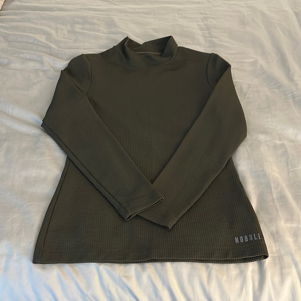 NoBull Small Waffle Mock Longsleeve